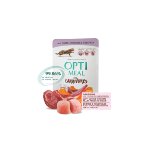 Optimeal Grain-free - ягнятина та куряче філе у гарбузовому желе Optimeal Grain-free - ягнятина та куряче філе у гарбузовому желе