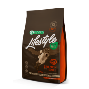 Lifestyle Grain Free Salmon with krill Adult Small and Mini Breeds Lifestyle Grain Free Salmon with krill Adult Small and Mini Breeds