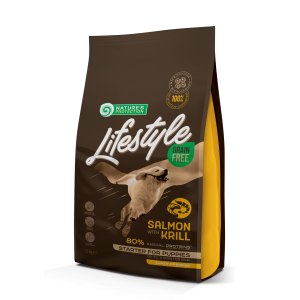 Lifestyle Grain Free Salmon with krill Starter For Puppies Lifestyle Grain Free Salmon with krill Starter For Puppies